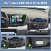 4+64GB 9'' Car Radio for Honda CRZ CR-Z 2010 2011 2012 2013 2014 2015 2016 with Wireless Carplay Android Auto, Touch Screen Carplay GPS Navigation WiFi Bluetooth SWC Mirror Link Backup Camera view 2