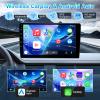 4+64GB 9'' Car Radio for Honda CRZ CR-Z 2010 2011 2012 2013 2014 2015 2016 with Wireless Carplay Android Auto, Touch Screen Carplay GPS Navigation WiFi Bluetooth SWC Mirror Link Backup Camera view 3