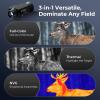 Miasazyr 4K Thermal Imaging Monocular Night Vision Scope for Hunting - 12um 296192 (60 Hz), 7X Magnification, HD+LR+Night Vision+Thermal Imaging 4 in 1 view 2