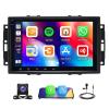 9'' Upgrade Stereo for Dodge Charger 2005 2006 2007, for Chrysler 300 with Wireless Carplay & Android Auto, Touch Screen Head Unit Mirror Link GPS Bluetooth WiFi FM AHD Backup Camera view 1