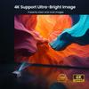 2000 ANSI Official Licensed Google TV Outdoor Projector 4K Full HD, Smart Projector with Wifi and Bluetooth, Auto Focus, Dolby Sound,Built-in Apps,HAPPRUN Indoor Home Theater for Phone/TV Stick/PC/PS5 view 4