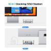 MOVE SPEED mini M4 Dock with 1TB NVMe SSD, 10 in 1 Aluminum Stand Hub, 10Gbps USB-C/A, 4K60Hz HDMI, SD/TF Reader, Space-Saving Vertical Design view 4