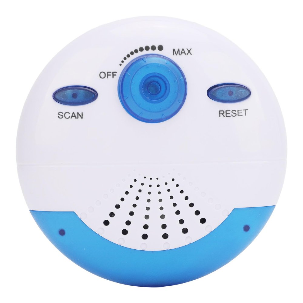Mrisata FM Shower Radio, 360 Degrees Surround Sound Shower Radio Speaker IPX7 Portable Mini FM with Top Handle for Bathroom Outdoor, with Built in Speaker, Top Handle