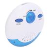 Mrisata FM Shower Radio, 360 Degrees Surround Sound Shower Radio Speaker IPX7 Portable Mini FM with Top Handle for Bathroom Outdoor, with Built in Speaker, Top Handle view 3