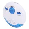 Mrisata FM Shower Radio, 360 Degrees Surround Sound Shower Radio Speaker IPX7 Portable Mini FM with Top Handle for Bathroom Outdoor, with Built in Speaker, Top Handle view 4