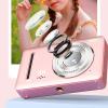 4K Digital Camera for Photography, 64MP Camara Fotograficas with 18X Digital Zoom, 2.4" Screen Travel Vlogging Cameras for Beginner (Pink) view 3
