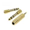 1PCS Gold 6.3mm 1/4" Male to 3.5MM 1/8" Female Jack Stereo Headphone Adapter Home Connectors Adapter Microphone(6.35mm to 3.5MM) view 4