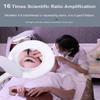 NIELONGHCY 16X Foldable Floor Standing Magnifier Lamp with LED Light for Salon, Tattoo, Eyelash, and Dental Use view 2
