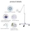 NIELONGHCY 16X Foldable Floor Standing Magnifier Lamp with LED Light for Salon, Tattoo, Eyelash, and Dental Use view 4