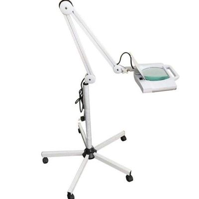 NIELONGHCY 5X Magnifying Floor Lamp, Adjustable Swivel Arm Light with HD Optical Glass, for Beauty, Crafts, Jewelry, and Reading