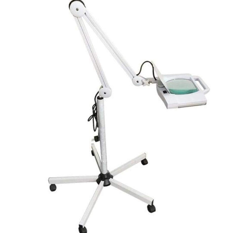 NIELONGHCY 5X Magnifying Floor Lamp, Adjustable Swivel Arm Light with HD Optical Glass, for Beauty, Crafts, Jewelry, and Reading