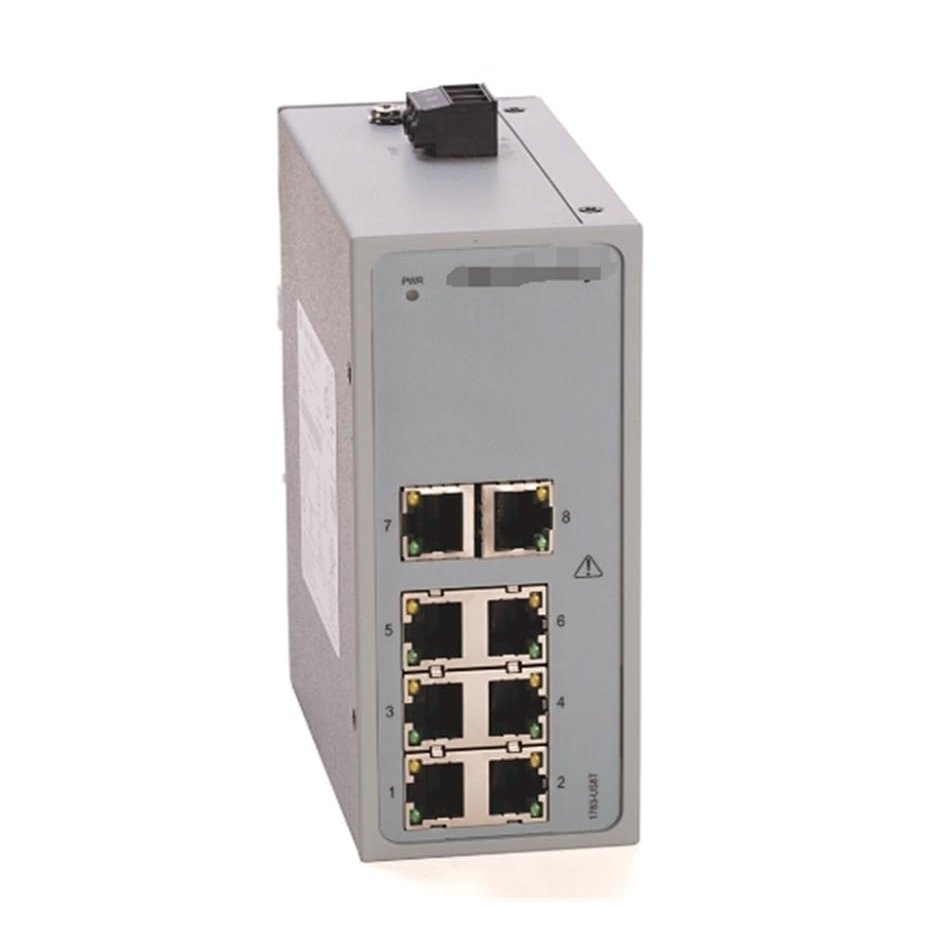 1783-US8T Unmanaged Ethernet Switch, 8 Ports, DIN Rail Mount, 1783-US8T, 1PCS