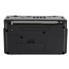 Portable AM FM SW Radio Speaker for Home Outdoor Travel (Black) view 2