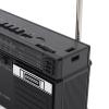 Portable AM FM SW Radio Speaker for Home Outdoor Travel (Black) view 3