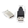 10PCS Type A Male Female USB 4 Pin Socket Connector with Black Cover Type-A DIY Kits(5 x 2 Colours) view 3