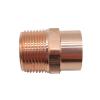 1/4" 3/8" 1/2" 3/4" 1" -2" NPT Male Female 5/8" 7/8" 9/8" -54mm ID Solder Socket Cup Copper End Feed Connector Coupler Fitting(Male NPT To Solder,1l4 NPT To 9.52mm ID) view 1