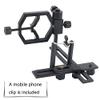 Lab Microscope Accessories Phone Bracket Metal Mount Spotting Scopes Telescope Microscope Monocular Adapter view 2