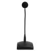 Yctze Podium Gooseneck Microphone with PushtoTalk Feature and 5m XLR Cable, Wired Conference Desktop Mic for Computer, Video and Surround Sound System view 2