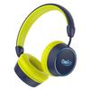Kids Bluetooth Headphones, 85dB Volume Limited, 68 Hours Playtime, Bluetooth 5.4, Colorful LED Lights Toddler Headphones Wireless with Microphone, Birthday Gift for 1-13 Year Olds (Blue&Yellow) view 1
