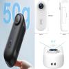 4K Thumb SportsQuick Cam, Thumb Camera Necklace, 1080p/4K Waterproof Wearable Action Camera with 360  Rotating Spring Clip, Ip68 Waterproof (Black) view 2