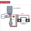 XKSCGZWU 1PCS 24V 36V 48V 60V 72V to 12V/13.8V 5A 10A 20A 30A 40A 50A 60A DC-DC Step Down Converter Voltage Reducer for Car(60A,24V(18-36V)_12V) view 2