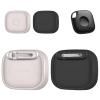 2-Pack Case for Tile by Life360 Mate,Full Waterproof Holder for Kids,with Invisible Pin for Tile Life360 Mate GPS Tracker,Soft Silicone,Anti-Scratch,Black+White view 1