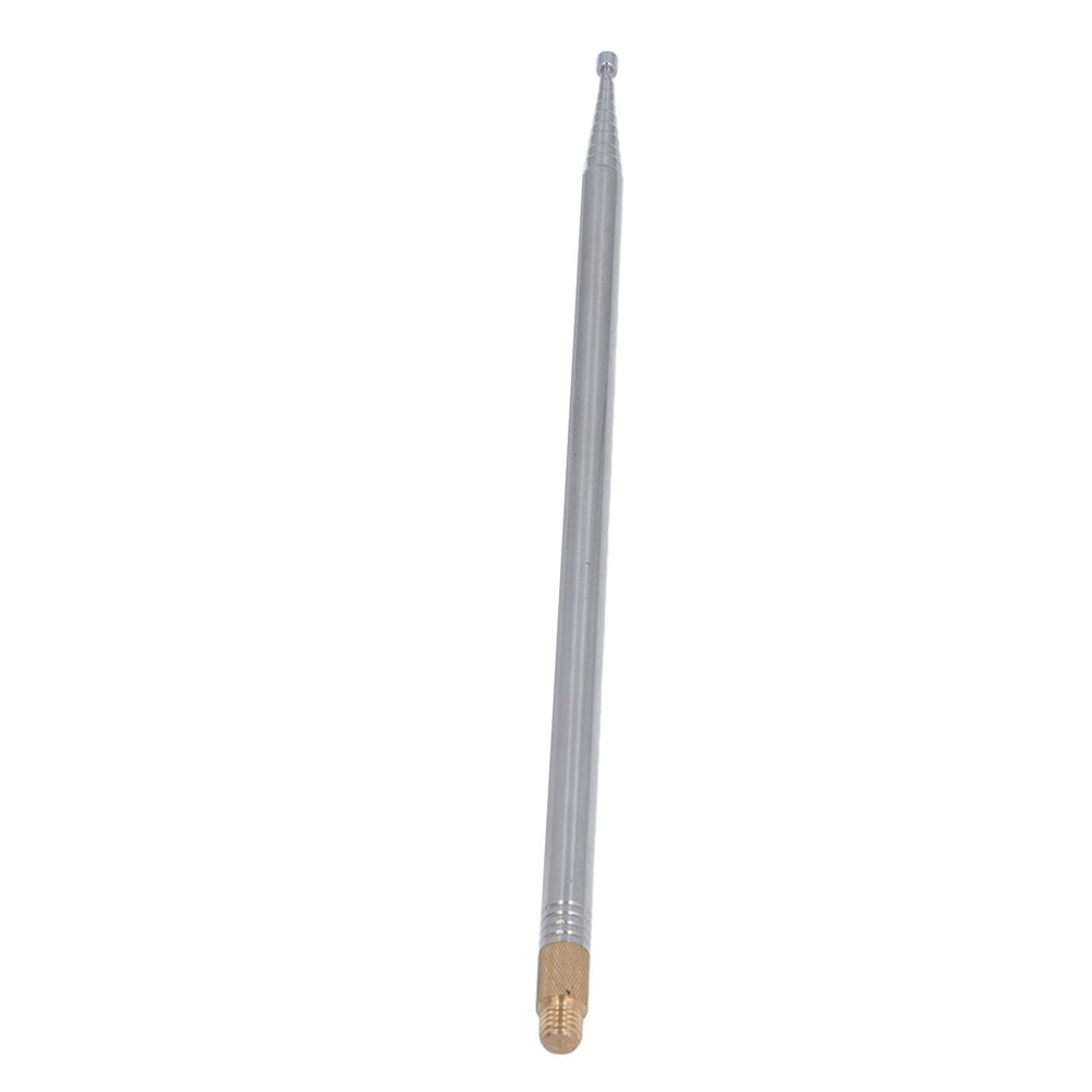 Shortwave Antenna Stainless Steel Telescopic Full Band 7MHz50MHz 10 Sections 2.5m Maximum Length for Communication
