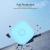 2-Pack Case for Tile by Life360 Mate,Full Waterproof Holder for Kids,with Invisible Pin for Tile Life360 Mate GPS Tracker,Soft Silicone,Anti-Scratch,Pink+Glow Blue view 3
