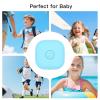 2-Pack Case for Tile by Life360 Mate,Full Waterproof Holder for Kids,with Invisible Pin for Tile Life360 Mate GPS Tracker,Soft Silicone,Anti-Scratch,Pink+Glow Blue view 4