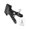 Backdrop Clip 2pcs Heavy-Duty Spring Clip Metal Clamp with 5/8" Pin and 1/4"-20 Screw for Backdrop Stand(Black) view 4