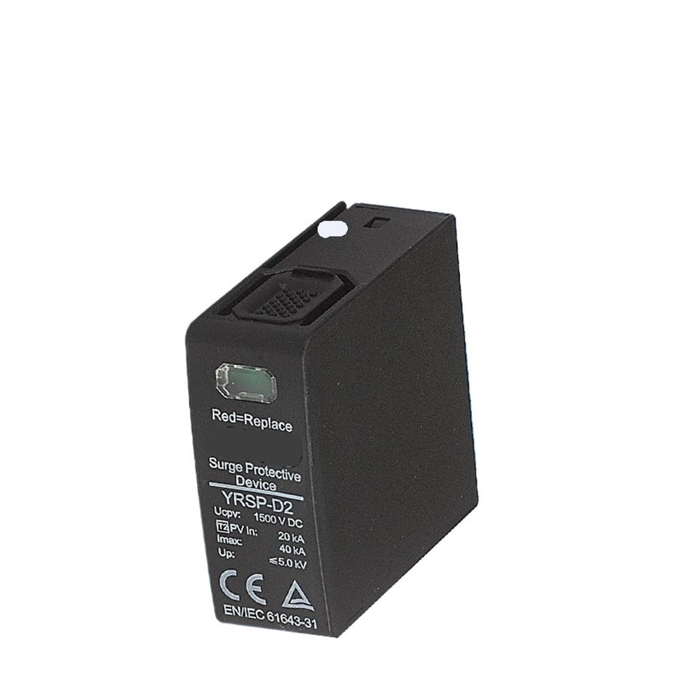 DC SPD Replace Module for 600V 800V 1000V 1500V 20~40KA Surge Protective Device Arrester Surge Protector Replace Core YRSP-D2(1500V Core for 3P,Blue TUV)
