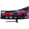 Gawfolk 49 Inch Curved Gaming Monitor,1500R PC Screen 120hz DQHD 5120x1440, Computer Screen for Home Office Business, DP, HDMI, Support Wall Mount 100x100mm view 1