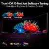 Gawfolk 49 Inch Curved Gaming Monitor,1500R PC Screen 120hz DQHD 5120x1440, Computer Screen for Home Office Business, DP, HDMI, Support Wall Mount 100x100mm view 3