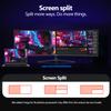 Gawfolk 49 Inch Curved Gaming Monitor,1500R PC Screen 120hz DQHD 5120x1440, Computer Screen for Home Office Business, DP, HDMI, Support Wall Mount 100x100mm view 4