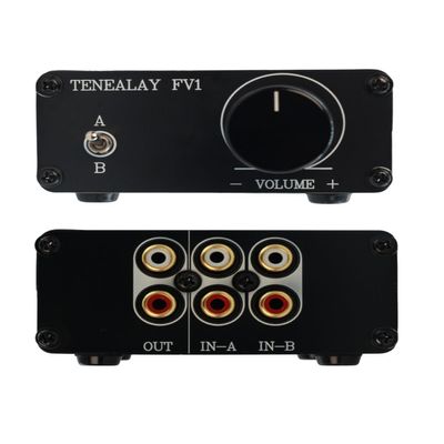 TENEALAY HIFI Passive Audio Stereo Loudness Contour Controller Equal Volume Control box FV1
