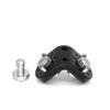 SZYingXian 90 Degree Anti-Twist Accessory Mount, Mini Right-Angle Plate Bolt-On Expansion Mount Plate Adapter with 1/4" & 3/8" Screw for Video Monitor Wireless Mic Receiver view 2