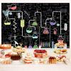 20x10ft Chemical Science Backdrop Chemistry Math Geometry Physics Handwritten Photography Background Chemical Experiments Banner Decoration for Kids Chemistry Lab Photo Booth Props view 4