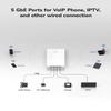 Cudy AP3000 Wall WiFi 6 AX3000 in-Wall Wireless Gigabit Access Point, Support OFDMA, MU-MIMO, Beamforming, PoE Powered, Cudy App Control or Web Configuration view 3