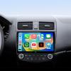 10.2'' Car Radio Stereo for Honda Accord 7th 2003 2004 2005 2006 2007 2+64G/5G WiFi/IPS HD Touch Screen/Wireless CarPlay/Android Auto/GPS FM/SWC Bluetooth/1080P Backup Camera view 1