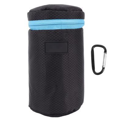 Mbeysaq DSLR Camera Lens Protective Pouch with Zipper, Neoprene Case Bag for Micro Single Lens, Durable Metal Buckle, Compact Storage Solution for Outdoor (M)
