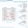 Vertical Mounting Bracket For Pole Installations  Durable Junction Adapter view 3