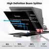 Desview P15 Teleprompter15 inch Aluminum Alloy Liftable Teleprompter, High Display Glass, Compatible with iPad Tablet Phone DSLR Camera, No Assembly, Carry Case Included, Great for Video Making view 2