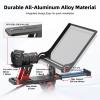 Desview P15 Teleprompter15 inch Aluminum Alloy Liftable Teleprompter, High Display Glass, Compatible with iPad Tablet Phone DSLR Camera, No Assembly, Carry Case Included, Great for Video Making view 3