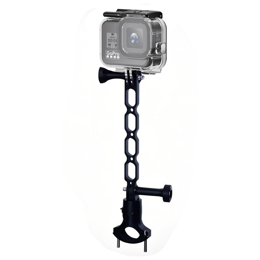 YaelHelens Cycling Kit Compatible with GoPro Hero 9-13 40m Waterproof Case + Aluminum Alloy Extension Arm + 20-30mm Bike Mount Anti-Shock Design & Full Accessories Compatibility (YH-160MM)