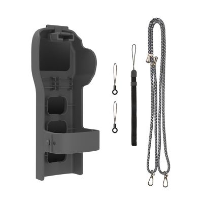 SZZCNOX Pocket 3 Gimbal Upper Protective Cover, Gimbal Lens Screen Guard Protective Cover Lid for DJI Osmo Pocket 3 Camera Accessories, with Silicone Band and Filters/SD Card Storage Slots (Gray)