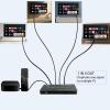 HBAVLINK HDMI Splitter - HDCP, HDR, Dolby/DTS5.1/7.1 - Compatible with Firestick 4k Max, PS3/PS5 & Elgato HD60s/x/Pro, Apple TV 4K, Retrotink, Roku soundbar, NOT for Phone (HB-SP104G) view 2