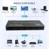 HBAVLINK HDMI Splitter - HDCP, HDR, Dolby/DTS5.1/7.1 - Compatible with Firestick 4k Max, PS3/PS5 & Elgato HD60s/x/Pro, Apple TV 4K, Retrotink, Roku soundbar, NOT for Phone (HB-SP104G) view 3
