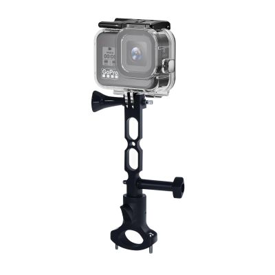 YaelHelens Cycling Kit Compatible with GoPro Hero 9-13 40m Waterproof Case + Aluminum Alloy Extension Arm + 20-30mm Bike Mount Anti-Shock Design & Full Accessories Compatibility (YH-100MM)