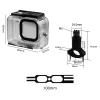 YaelHelens Cycling Kit Compatible with GoPro Hero 9-13 40m Waterproof Case + Aluminum Alloy Extension Arm + 20-30mm Bike Mount Anti-Shock Design & Full Accessories Compatibility (YH-100MM) view 2