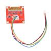 1.3in OLED Display Module 12864 LCD Screen with IIC Serial Port Driver Board, DC3.3V Supply, Scratch ABS Material, Clear Wide Viewing Angle, Stable Double view 1